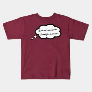 Can you read my mind? Kids T-Shirt